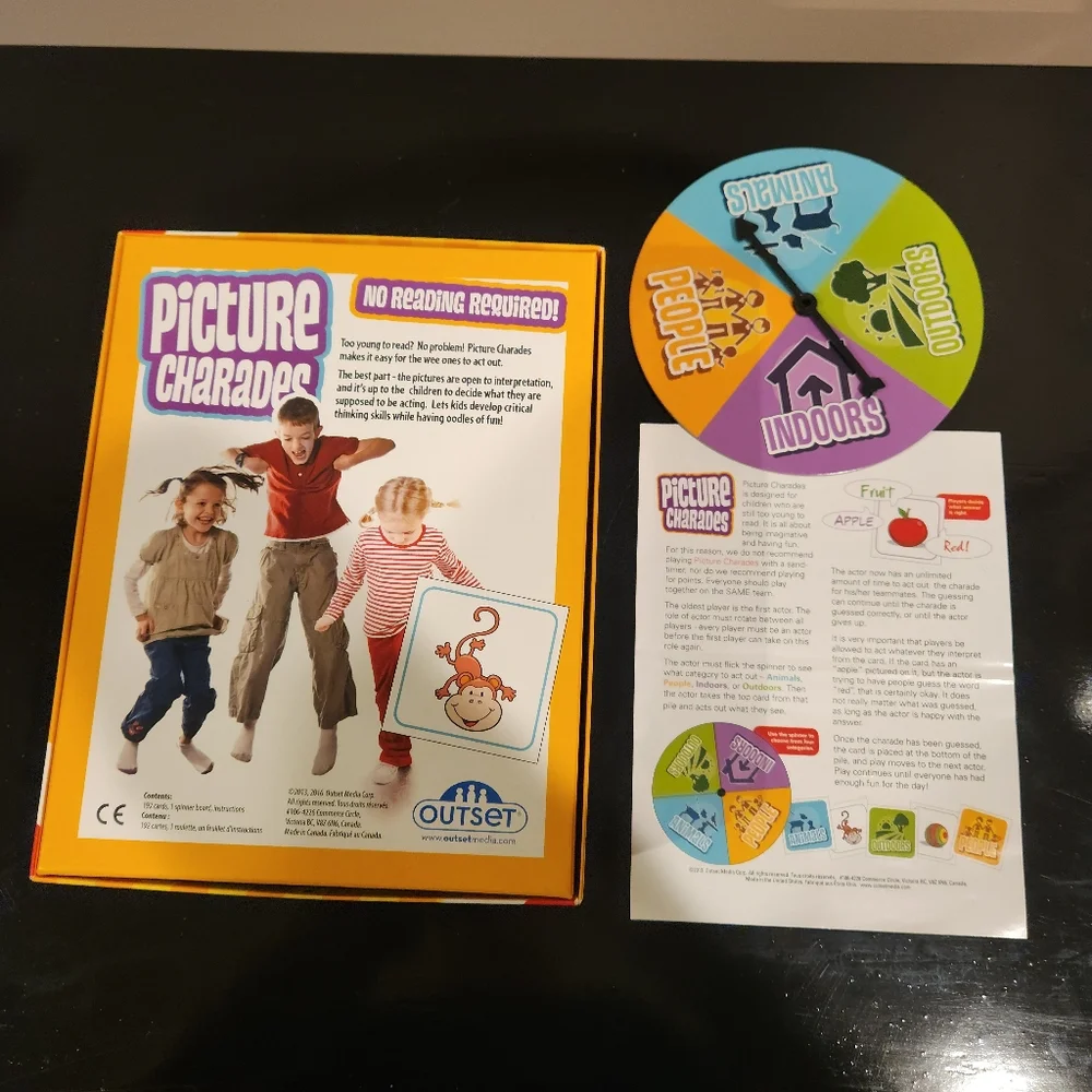 Picture Charades Game Ages 4+